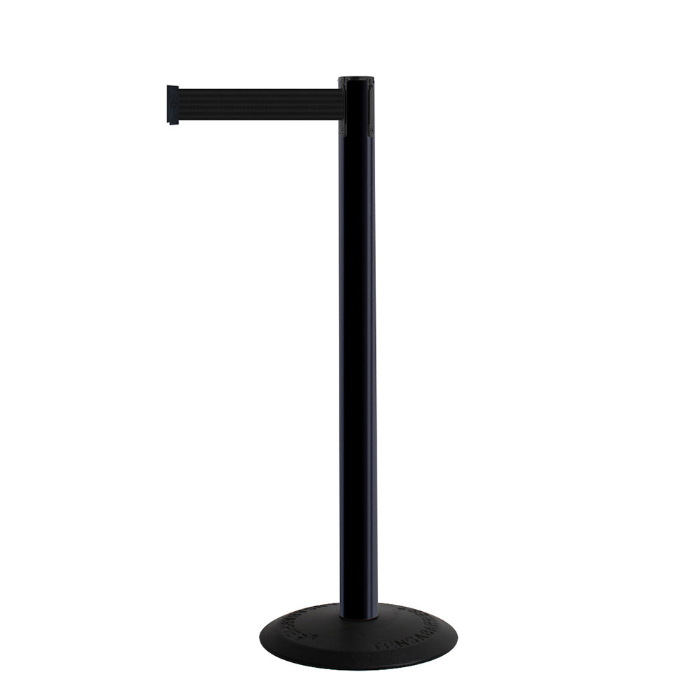 Popular Black Barrier Post - 2.3m Black Belt