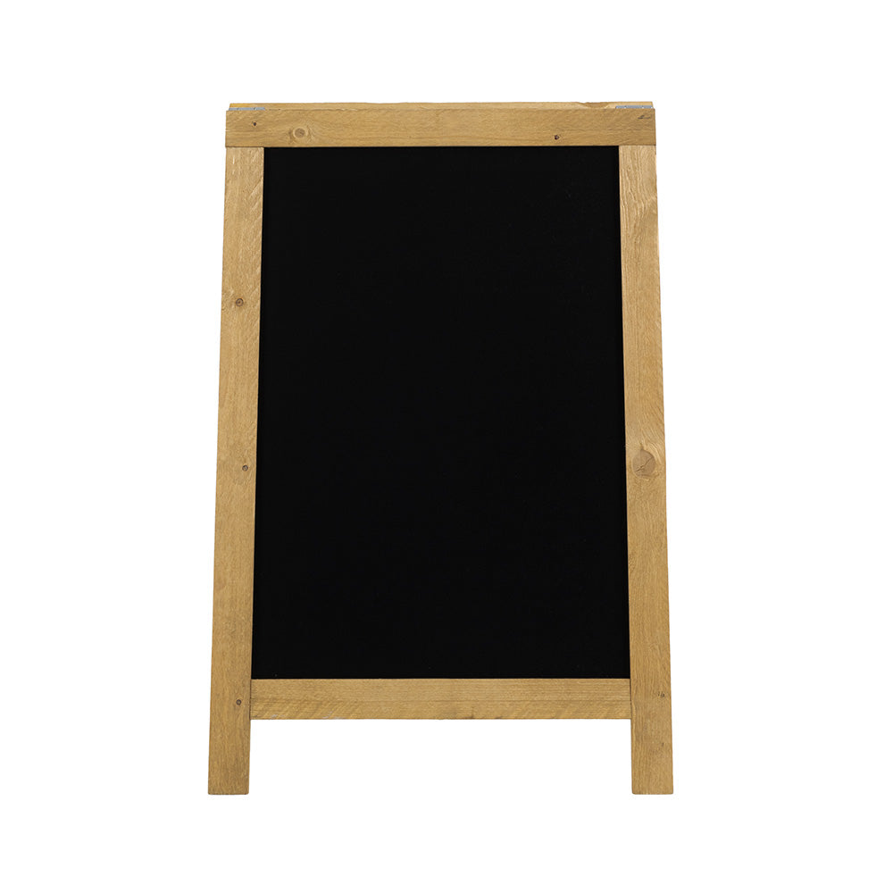 Lacquered Light Beechwood Chalk A-Board - 700mm x 420mm