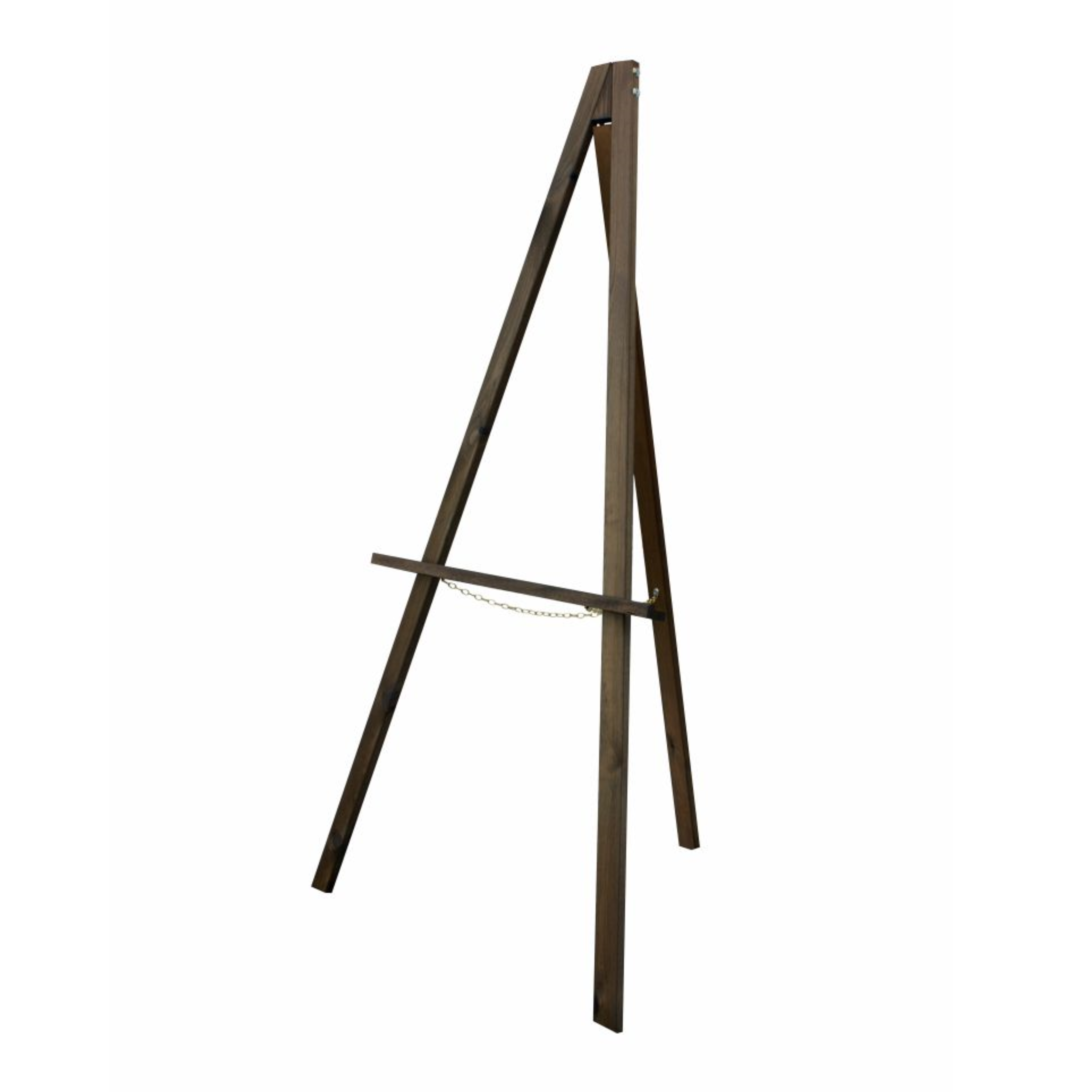 Freestanding Dark Oak Finish Wooden Easel FSC Approved for Chalkboards and Snap Frames 1400mm High x 734mm Wide