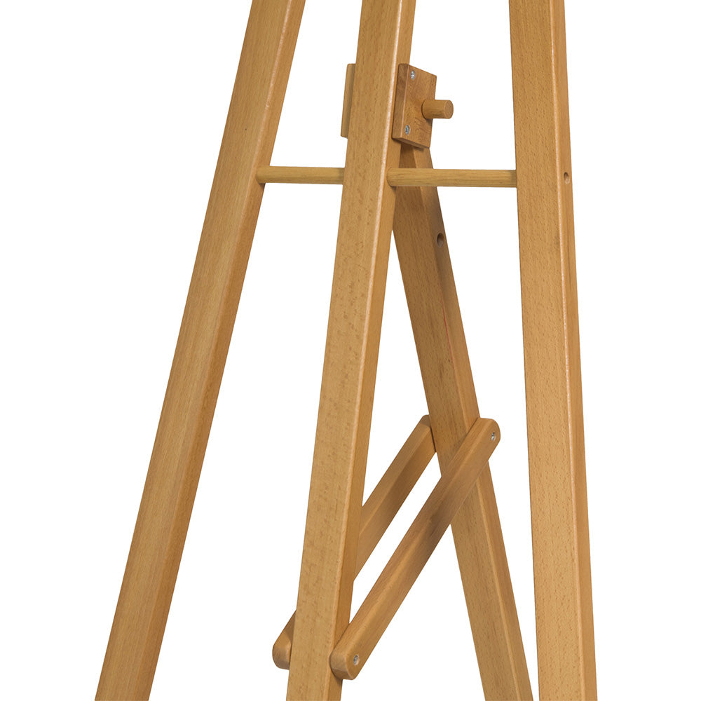 Adjustable Light Lacquered Pinewood Easel - 1650mm x 740mm