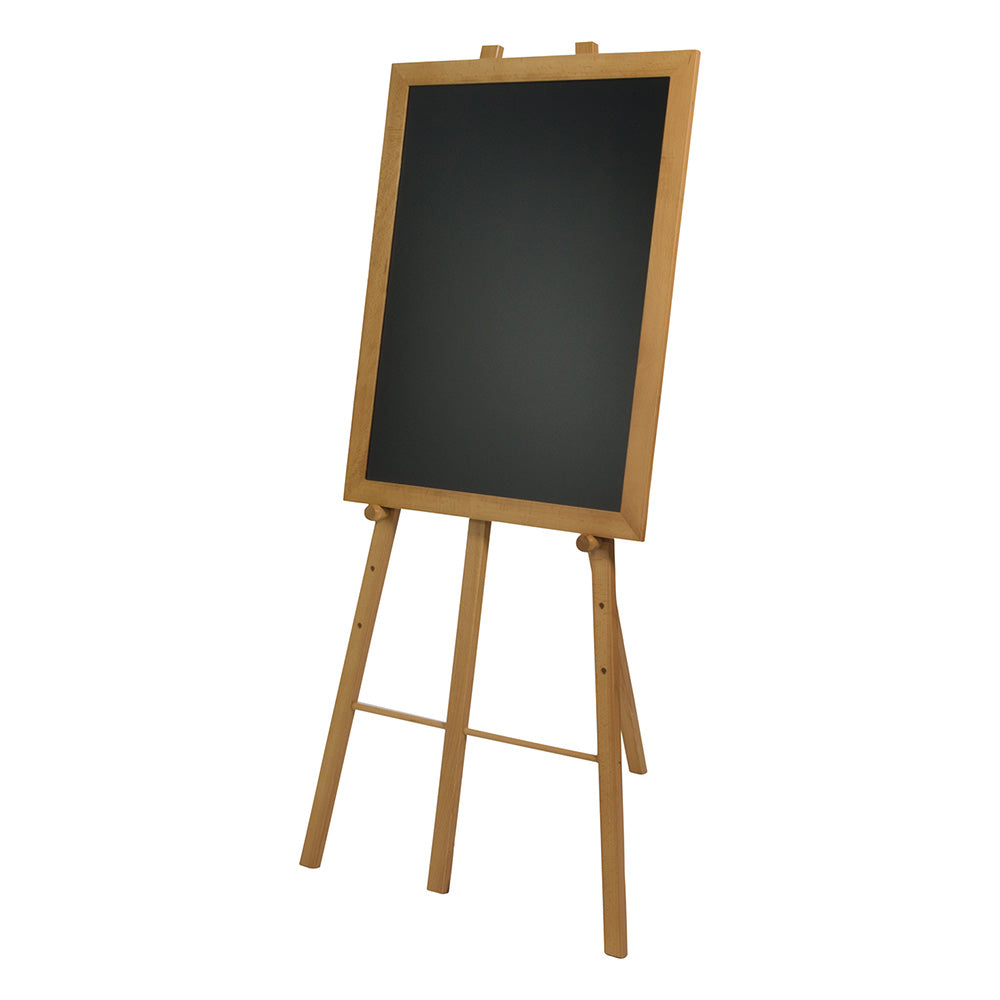 Adjustable Light Lacquered Pinewood Easel - 1650mm x 740mm