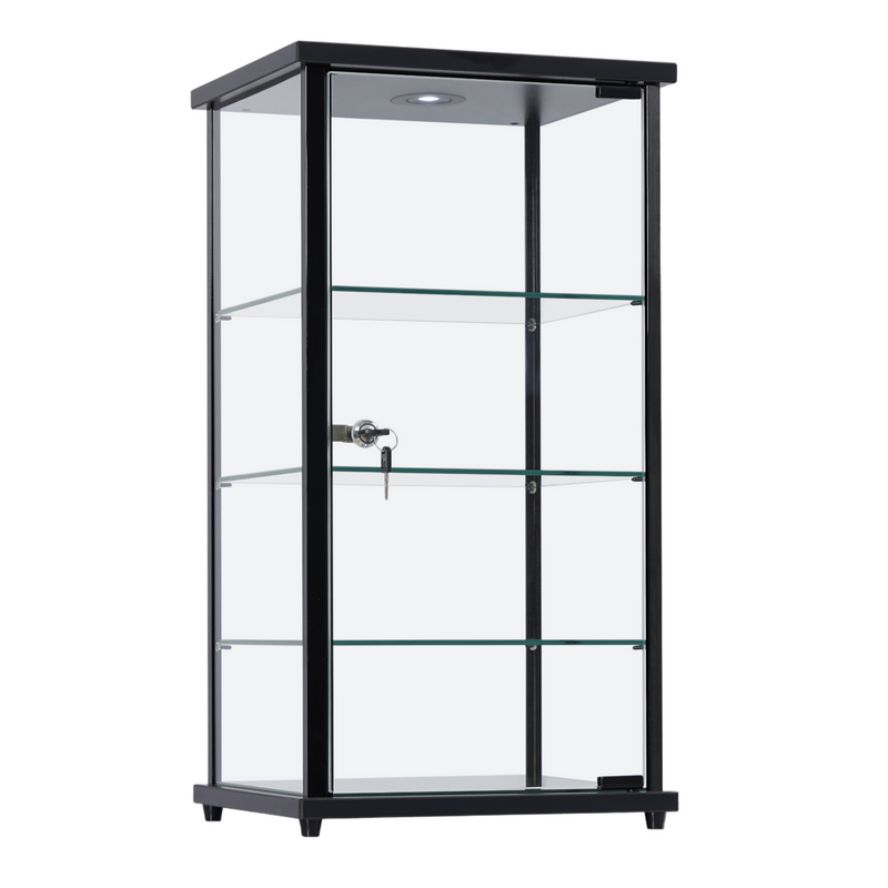 Our counter top premium lockable cabinet with LED light