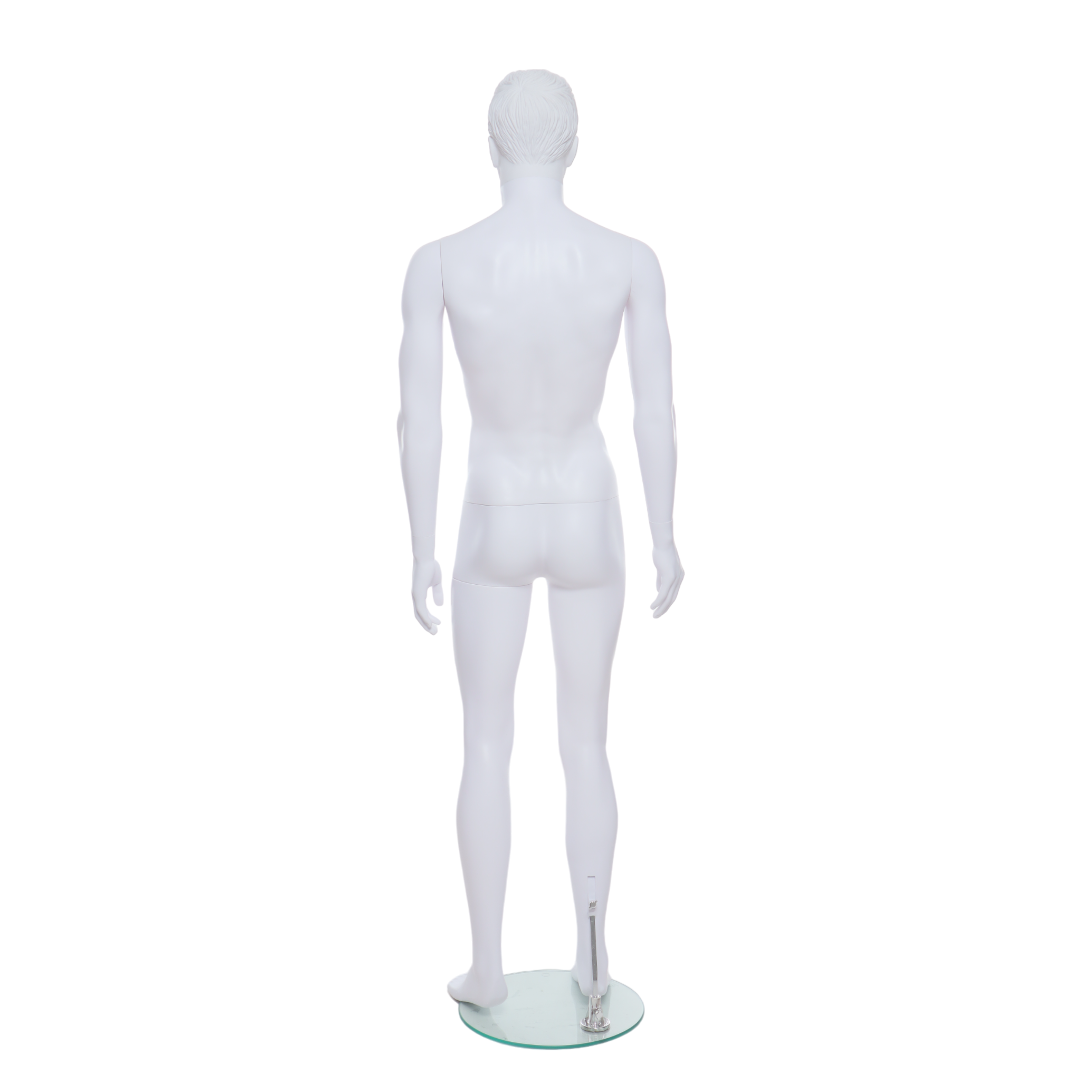 White Stylistic Male Mannequin - Upright