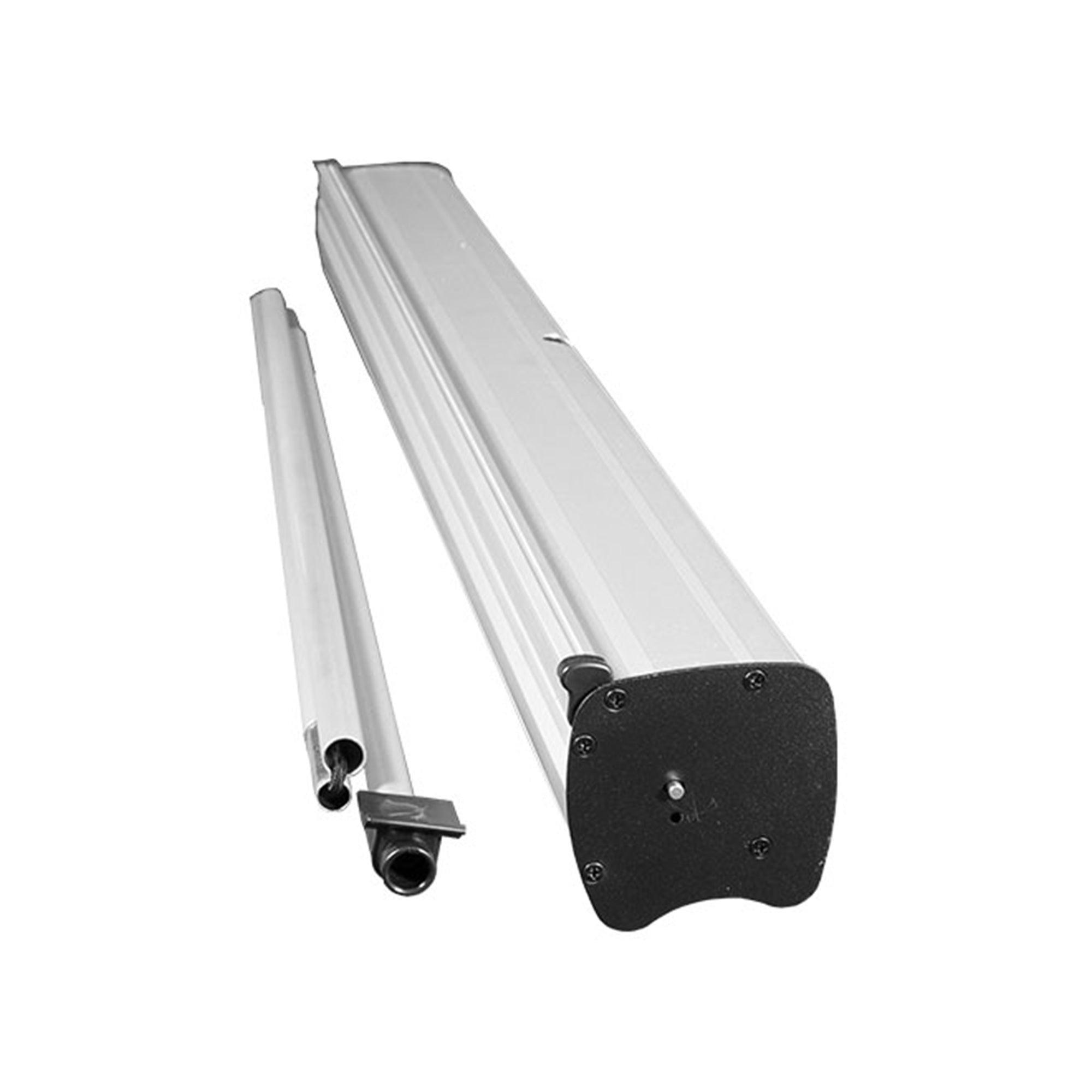 Silver Aluminium Roller Banner Stand - Suitable to Hold 2000mm High x 1000mm Wide Banners