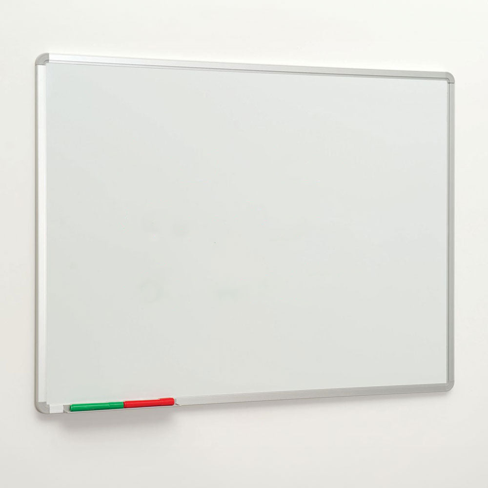 Magnetic Anti-Scratch 'VES' Steel Dry Wipe Whiteboard with Pen Ledge - 1500 X 1200mm