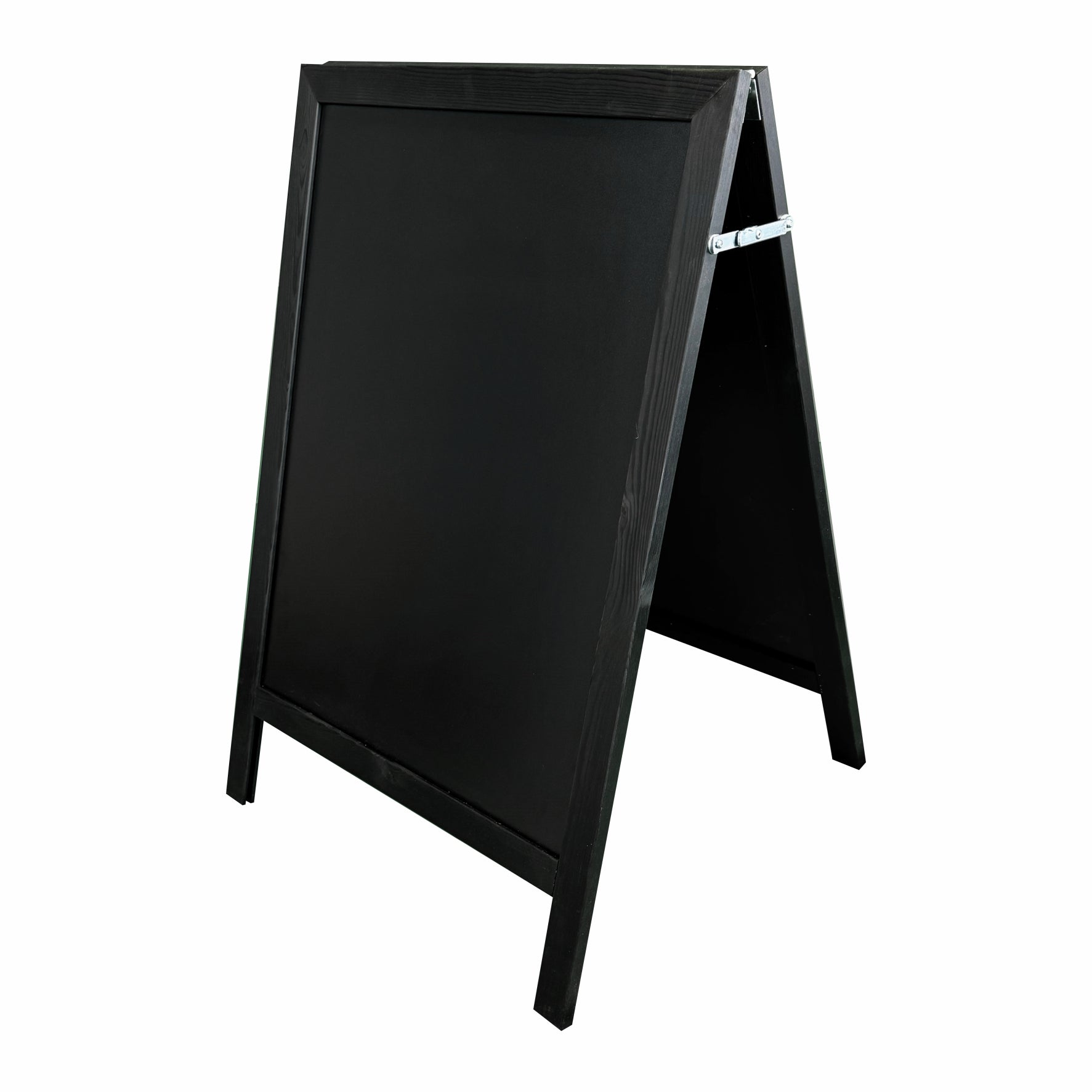 Black Wooden Outdoor Chalk A-Board Pavement Sign - 460 x 800mm