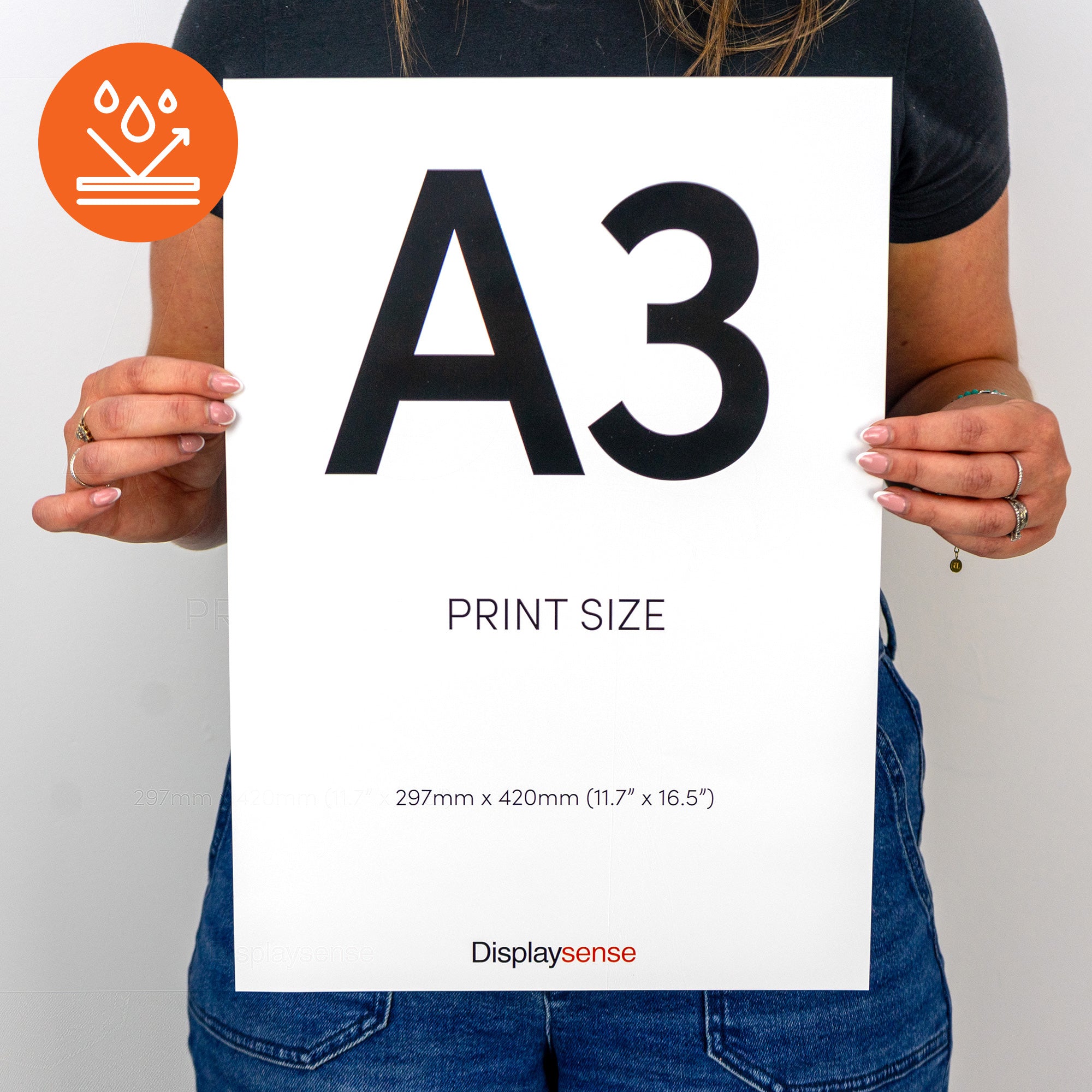 A3 Printing Service on 220gsm Waterproof Polypropylene for Outdoor Posters and Signage