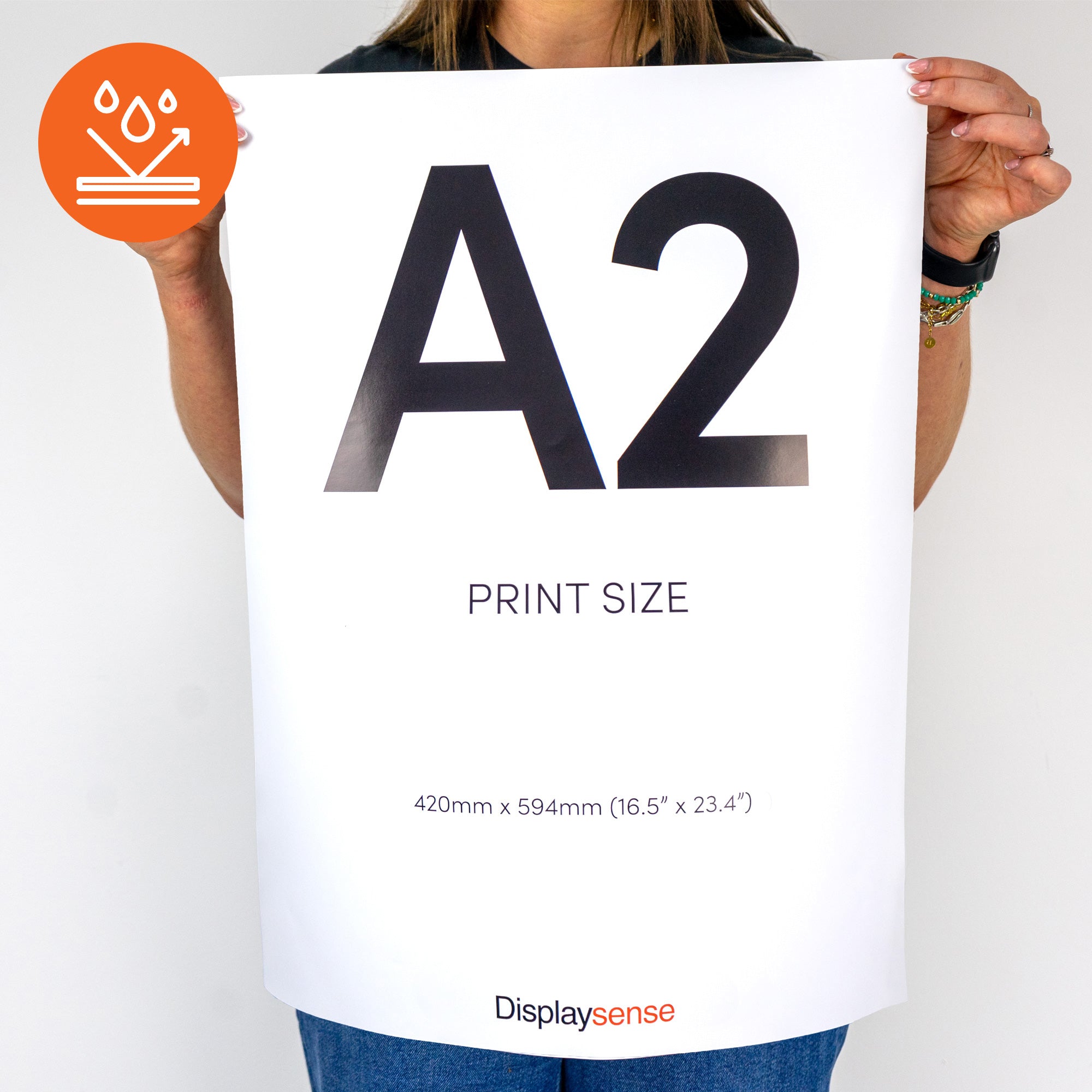 A2 Printing Service on 220gsm Waterproof Polypropylene for Outdoor Posters and Signage