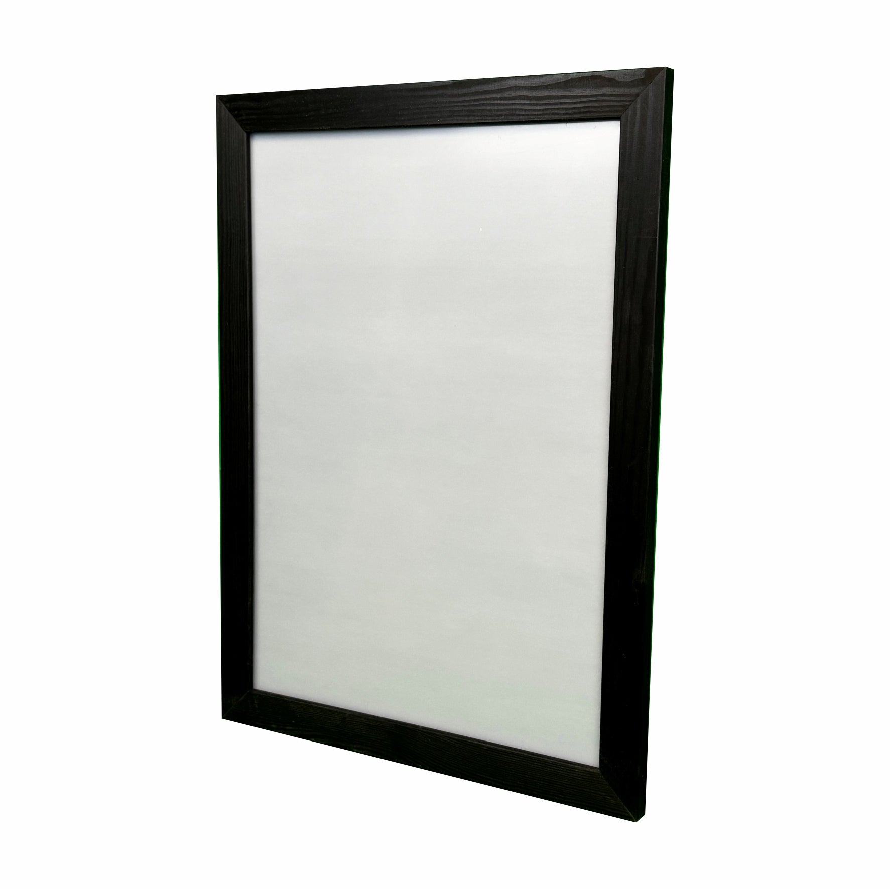 This A2 black wooden poster frame features a slide-in design, allowing for effortless updates and a secure fit, perfect for retail, offices, and exhibitions.
