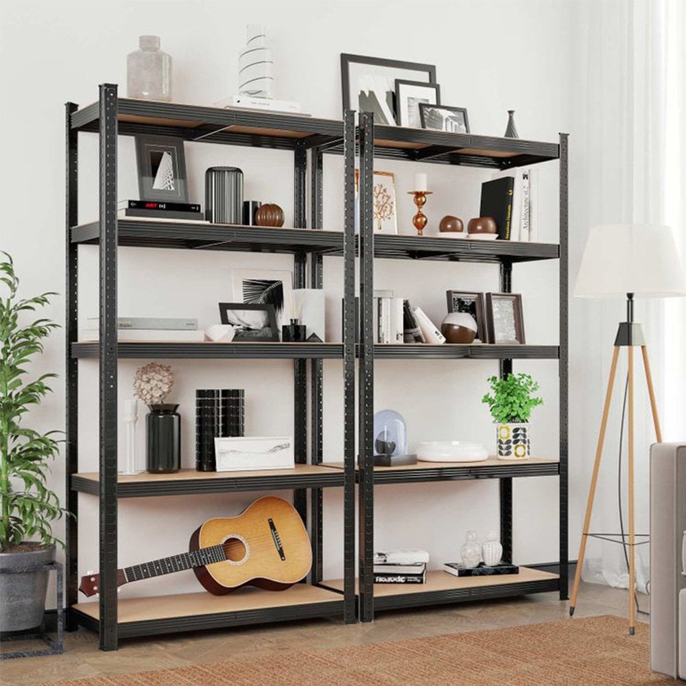 Black storage shop rack