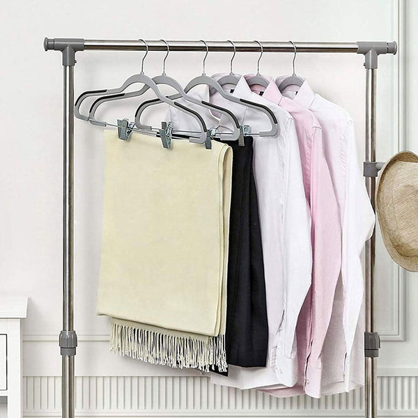 Trouser Hanger, Trousers Hangers Space Saver, Wooden Magic Pants Hanger, 5  in 1 non Slip Rotating Pants Rack, for Clothing Jeans Trousers Skirts Scarf  Storage(Golden) : Amazon.co.uk: Home & Kitchen