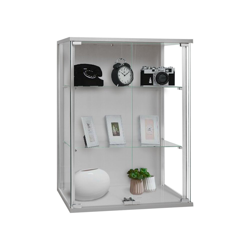 Small glass store display unit